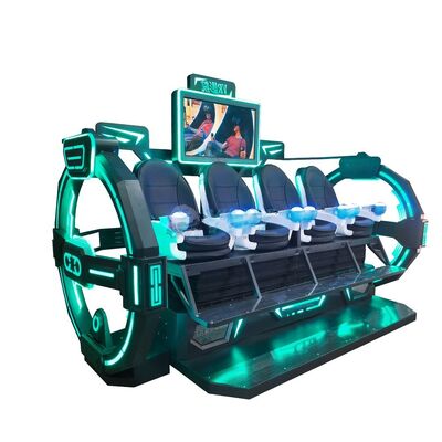 Wnętrzny park rozrywki 4 miejsca 9D VR Cinema Simulator 5D 7D 9D Cinema Virtual Reality Game Machine