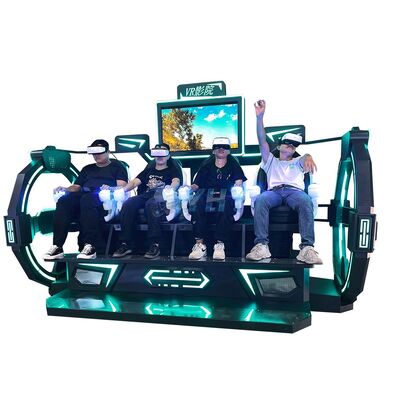 Hot Vr Four-person Cinema Shuttle Simulator Vr Park Planning One-stop Solution Vr Gaming Set Manufacturer