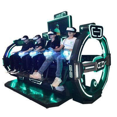9D VR Simulator 4 Seat Vr Cinema Roll Coaster Gry filmowe Simulator Maszyna do gier