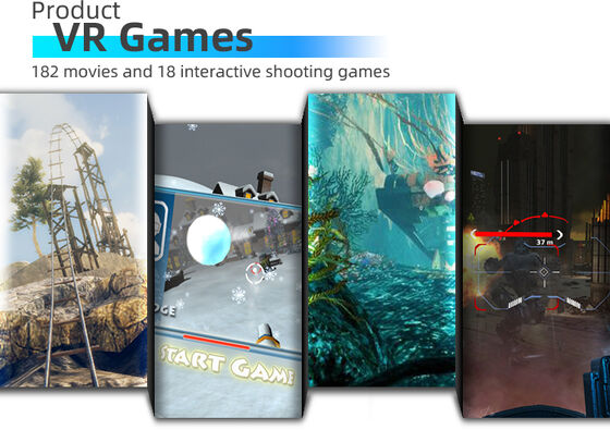 6-miejscowy symulator kina VR 5D/7D/9D, metalowa maszyna do gier VR