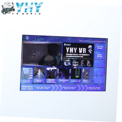 VR Roller Coaster for Two player with 10 inch Touch Screen Emergency Button Thrilling Flight Game Machine 