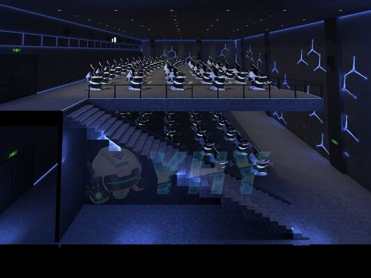 Symulator kina z dynamicznym ruchem 9D VR Nowe dynamiczne doświadczenie obrotu o 360 stopni Projekcja dla wielu osób Gra Atrakcje VR Kino