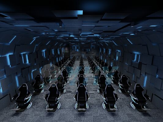 Dostosowywalny 9D Flying VR Cinema System Wirtualna rzeczywistość Ultimate Crossing VR Dynamic Cinema for Adventure Parks