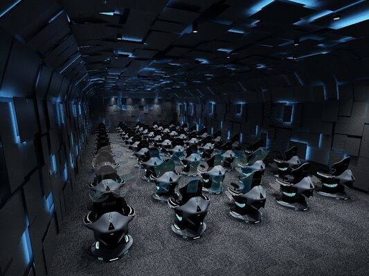 Dostosowywalny 9D Flying VR Cinema System Wirtualna rzeczywistość Ultimate Crossing VR Dynamic Cinema for Adventure Parks
