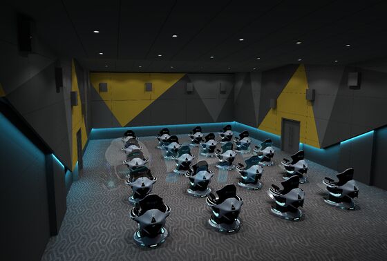 YHY Ultimate Crossing 2 9D VR Dynamic Cinema Z Krzesłem Obracającym Się o 360 Stopni Szybki i Ekonomiczny Tryb Działania Biznesowego