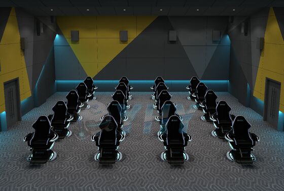 YHY Ultimate Crossing 2 9D VR Dynamic Cinema Z Krzesłem Obracającym Się o 360 Stopni Szybki i Ekonomiczny Tryb Działania Biznesowego
