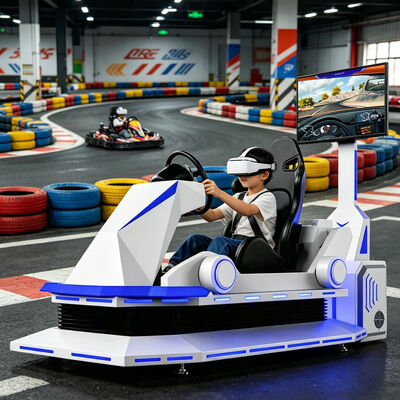 9D Metal VR Racing Simulator Indoor Car Karting Game Machine z VR Driving Experience dla lotnisk i centrów handlowych