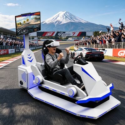 Symulator wyścigów VR Platforma 3DOF Symulator jazdy samochodem wyścigowym Speed ​​Racing Game Arcade Machine Maszyna do gier VR