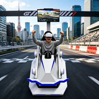 Symulator wyścigów VR Platforma 3DOF Symulator jazdy samochodem wyścigowym Speed ​​Racing Game Arcade Machine Maszyna do gier VR