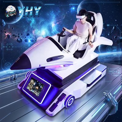 Duży 3D Dynamic Flight Simulator 9d VR Fighter Wewnętrzny Dom Plastikowy PC Kapsuła Kosmiczna Samolot Sprzęt do gier Centrum handlowe
