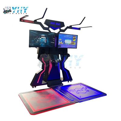 VR 360 Virtual Reality Two Player Battle Platform z konstrukcją metalową i szklanową do użytku w wnętrzach centrów handlowych