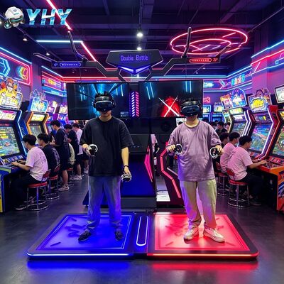 Guangzhou Game Park China Battle Games 2 Players Space VR FPS Game Simulator VR Arena