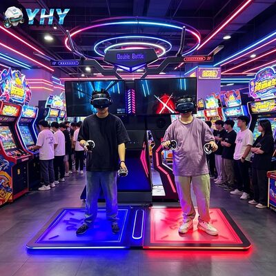 Interaktywny Plac zabaw w pomieszczeniach VR Simulator Strzelania Z bronią do sprzedaży Arcade Vr Battle Machine Z okularami Htc Vr