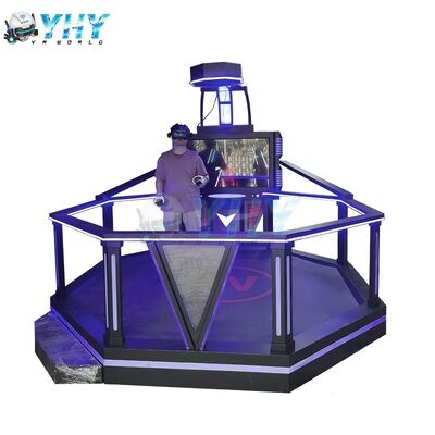 Pojedynczy gracz VR Arcade Grupy Gry Maszyna 9D Polowanie Strzelać Wolne Spacer VR Walking Battle Simulator Strzelać z bronią VR Arena