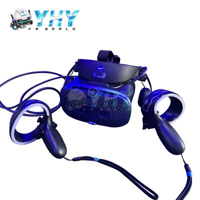 Komercyjny Interaktywny VR Battle Station Niebieskie oświetlenie Immersive Obstacle-Course Competition VR Arcade Machine VR Experience