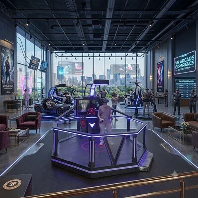 Moda VR Walking Platform Park rozrywki Wirtualna rzeczywistość 9d Konsola do gier VR CS VR Simulator Konsola do gier