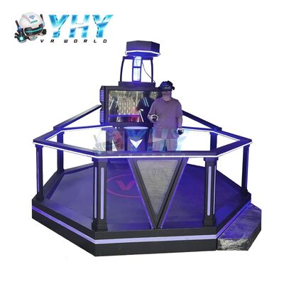 Interaktywny symulator gier VR 9D Wirtualna rzeczywistość 1 gracze Duża przestrzeń HTC 9D VR Simulator dla VR Gaming Park