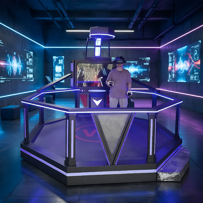 Park tematyczny Indoor Zarabiaj pieniądze Wirtualna rzeczywistość Gry bitewne Maszyna VR Platforma spacerowa