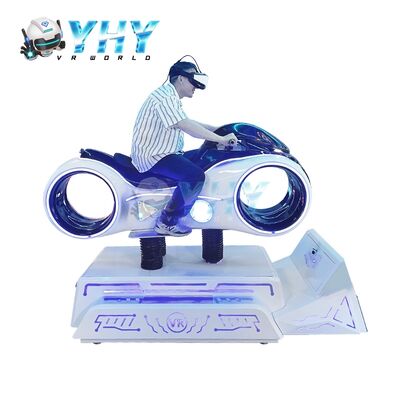 Symulator wyścigowy samochodu VR Arena, maszyna do gier VR z motocyklem