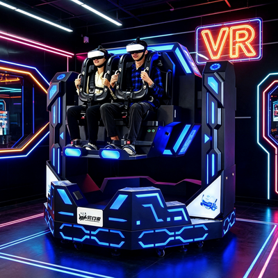 Certyfikowany handlowy 360 720 1080 stopni obracający się 9d Vr kolejka górska Vr maszyna do gier