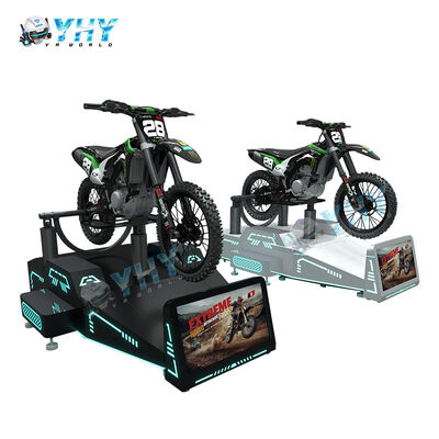 Ciężki komercyjny VR Mountain Motorcycle Game Machine Dynamic Motion Feedback Platform dla parków rozrywki