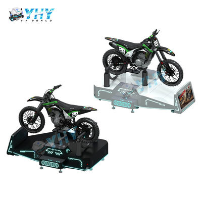 Komercyjny symulator wyścigów motocyklowych VR 4kw z pełną dynamiczną platformą ruchu