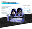 Rozrywka 9D Virtual Reality Egg Chair 3 DOF Symulator dwóch graczy z tylnym poke