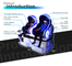 Różowe oświetlenie VR Egg Chair 2 miejsca 9D VR Cinema Simulator