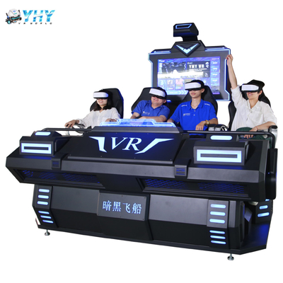park rozrywki 9d VR Cinema Gry Machine Four Chairs VR Motion Simulator