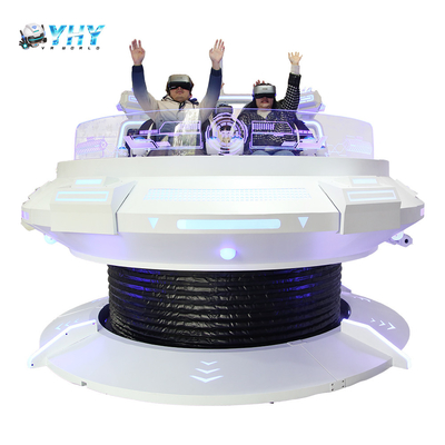 9D VR Simulator Statku Kosmicznego Wirtualna Rzeczywistość Obrotowe UFO Elektroniczne Arcade Game Machine