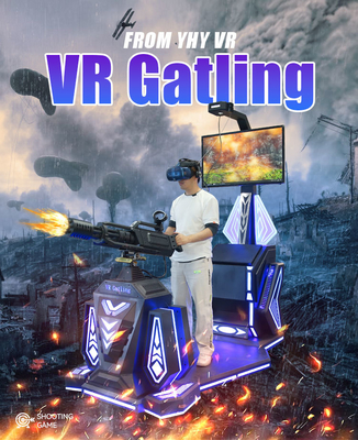 YHY-01.097 Symulator strzelania z karabinu maszynowego Gatling VR Park Rozrywki