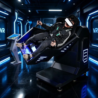 Jednomiejscowa maszyna VR Roller Coaster z obrotem 360 stopni i efektami wysokiego zanurzenia