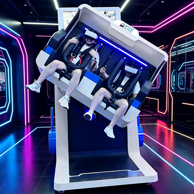Podwójny dochód 2 gracze 360 stopni obrotowy VR Roller Coaster Arcade Simulator