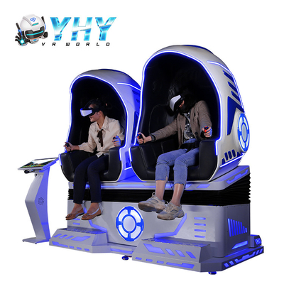 9D Roller Coaster Flight VR Simulator Krzesła z podwójnym jajkiem do parku rozrywki