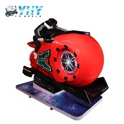 Indoor VR Motorcycle Racing Arcade Machine 220V Przenośny symulator wyścigów 2D