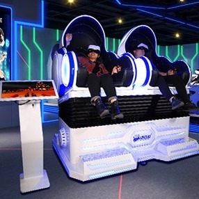 2 fotele Virtual Reality Chair 9D Simulator 2.5KW VR Movie Cinema z fajnym oświetleniem