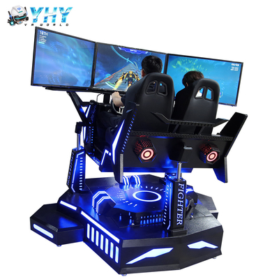 Dostosowany symulator wyścigów samochodowych 3 DoF 3 z ekranem F1 z 2 miejscami o mocy 3,0 KW